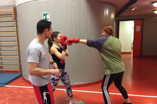 05-04-19 Lezioni di BOXE al Liceo Sportivo Santachiara