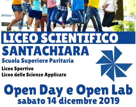 13/11/2019 Partecipa all’Open Day e Open Lab del Liceo Santachiara