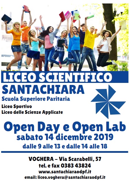 13/11/2019 Partecipa all’Open Day e Open Lab del Liceo Santachiara