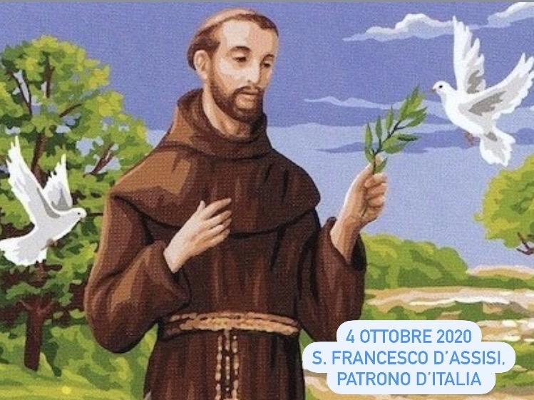 4 ottobre 2020: celebrazioni per la giornata di S.Francesco d’Assisi