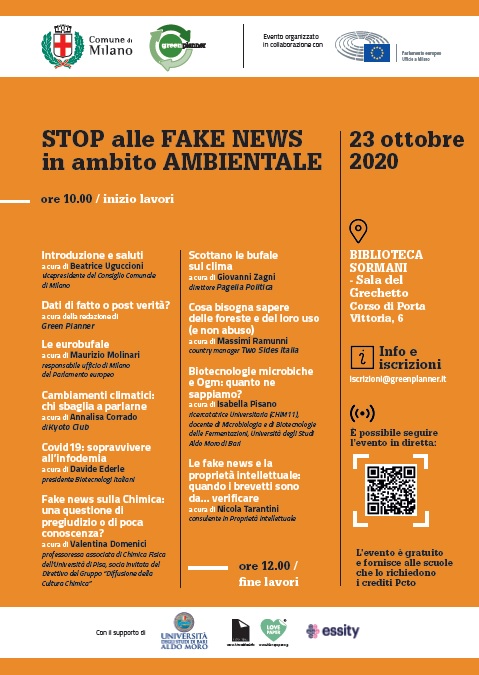 Il Liceo Santachiara partecipa al convegno “Stop alle fake news in ambito ambientale”