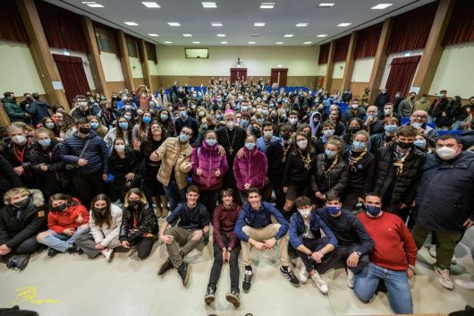 L’Istituto Santachiara saluta Sua Eccellenza Marini in occasione della GMG di Tortona