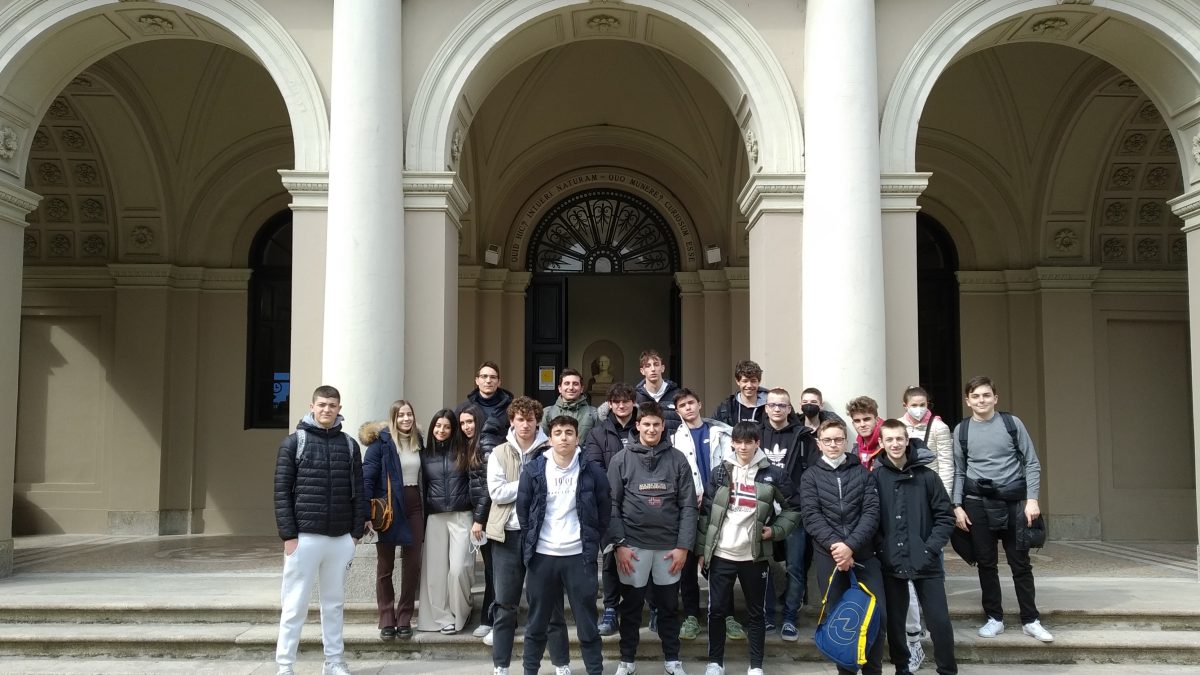 I ragazzi del Santachiara in visita al museo Kosmos