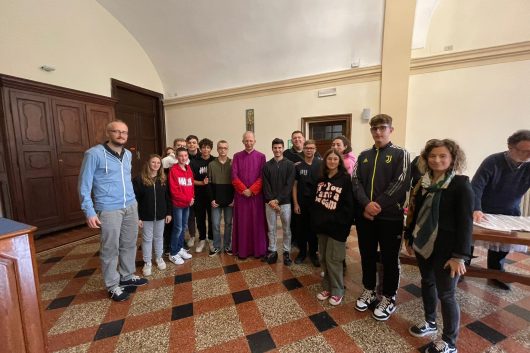 Incontro con il Vescovo in occasione della Messa dedicata a San Francesco