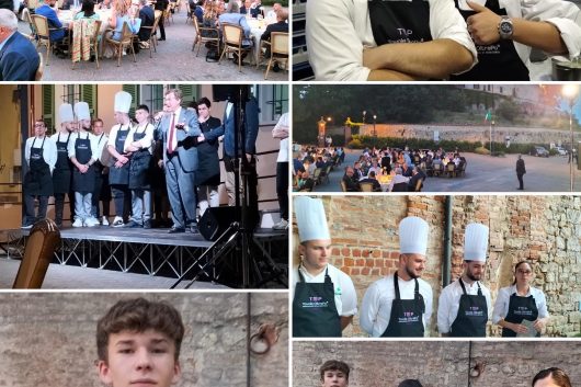 La Seconda Sala Bar del CFP di Stradella a una serata benefica per la comunità di San Patrignano.