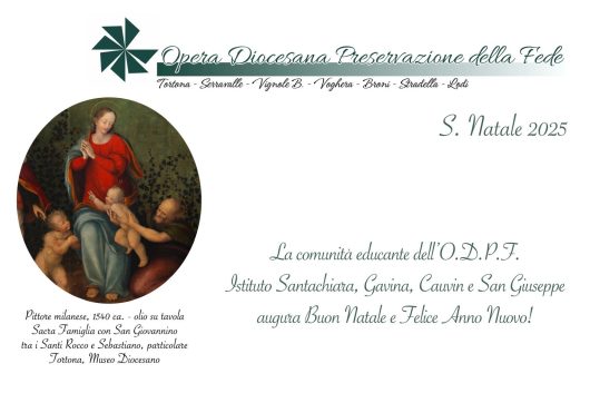 L’Opera Diocesana augura buon Natale e sereno anno 2026!
