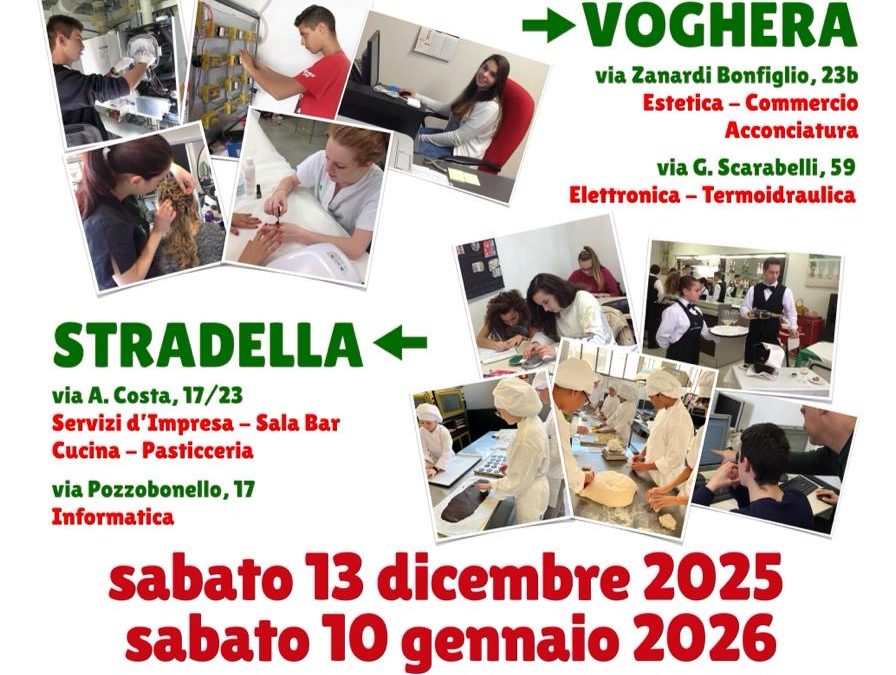 Appuntamenti di “Open Day” al CFP