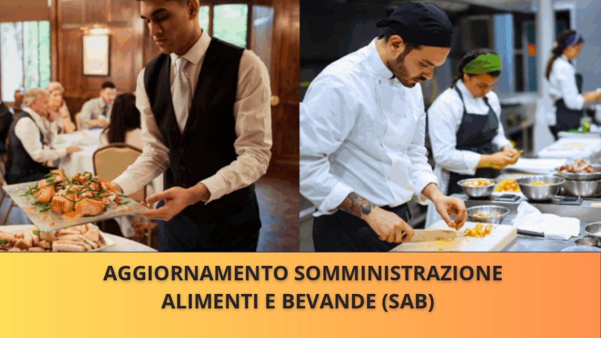 Corso di aggiornamento per la Somministrazione di Alimenti e Bevande (SAB) a Tortona!